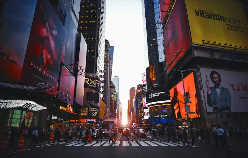 Times Square in New York City